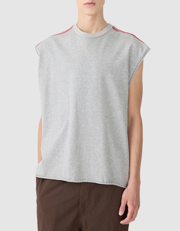 Bassike - Muscle Stripe Detail Tank