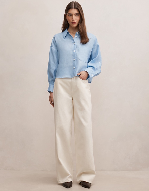 Forever New - Bowie Cropped Shirt