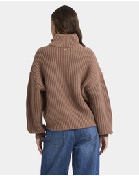 Roxy - Womens So Cozy Half Zip Jumper