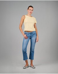 Love and Nostalgia - Two Faced Tee - Lemon Yellow