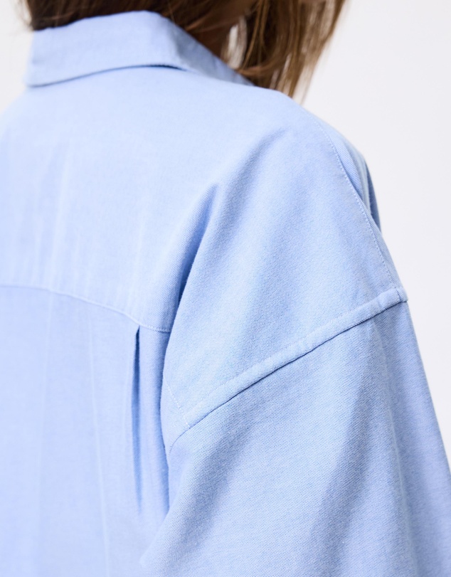 Polo Ralph Lauren - Cotton Oxford Paneled Shirtdress - ICONIC EXCLUSIVE