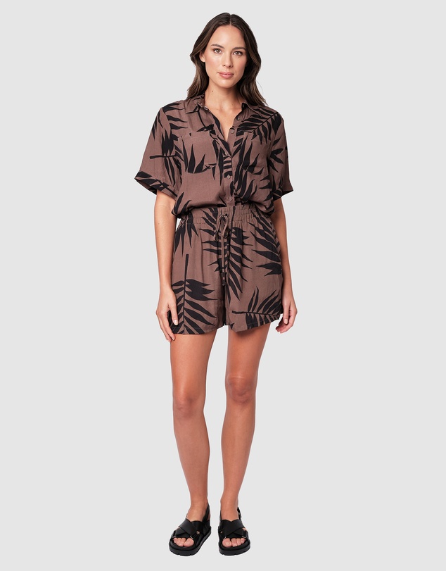UNE PIECE - Short Sleeve Button-Up Shirt