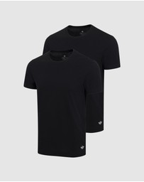 adidas Originals - 2 Pack Comfort Core Cotton Crew Neck T-Shirt