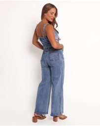 Petal & Pup - Edan Denim Jumpsuit - Denim
