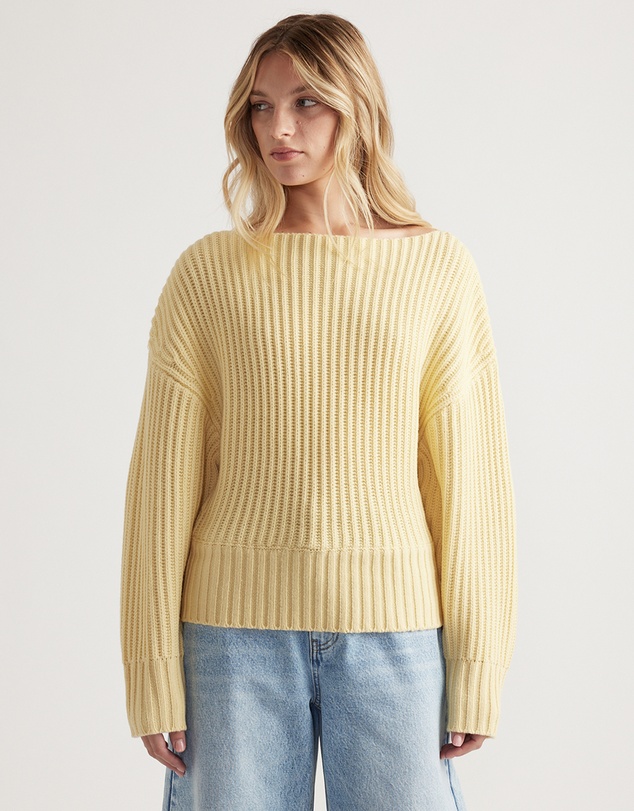 Decjuba - Rose Drop Shoulder Knit Jumper