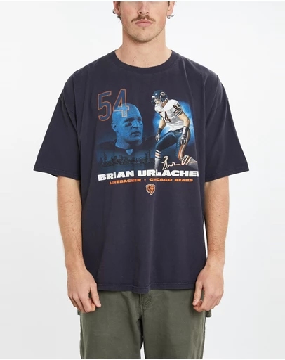 Vintage by The Real Deal - Pre Loved - Vintage NFL Chicago Bears 'Brian Urlacher' Tee