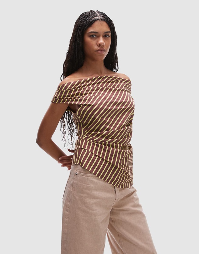 TOPSHOP - Drape Tucked Top