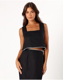 Petal & Pup - Odette Top - Black
