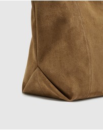 Nakedvice - The Gina Mocha Suede Bag
