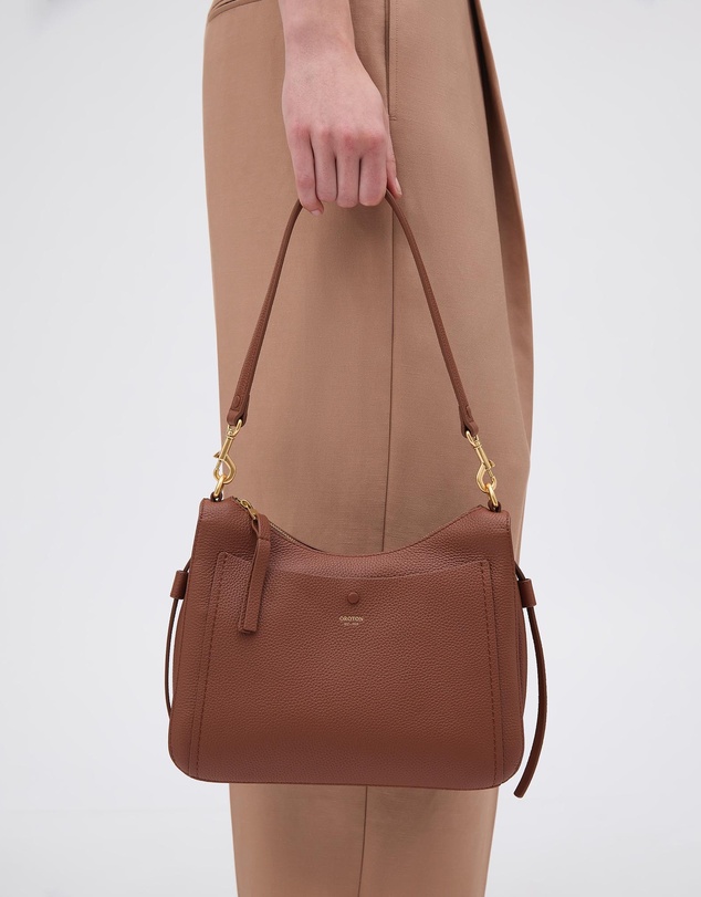 Oroton - Hailey Soft Day Bag Pebble