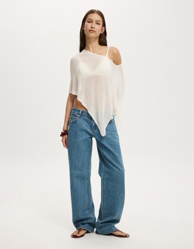 Cotton On - Sheer Knit Poncho