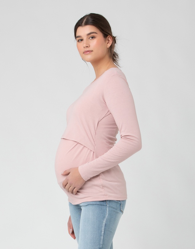 Ripe Maternity - Tessa Rib Nursing Top