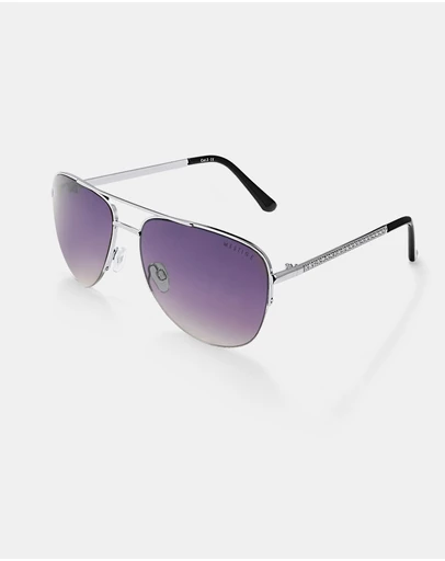 Mestige - Wanderlust Sunglasses embellished with crystals from Swarovski® - Silver