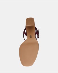 Steve Madden - Miliana Dark Cherry Heels