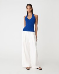 Forcast - Chantell Halter Knit Top