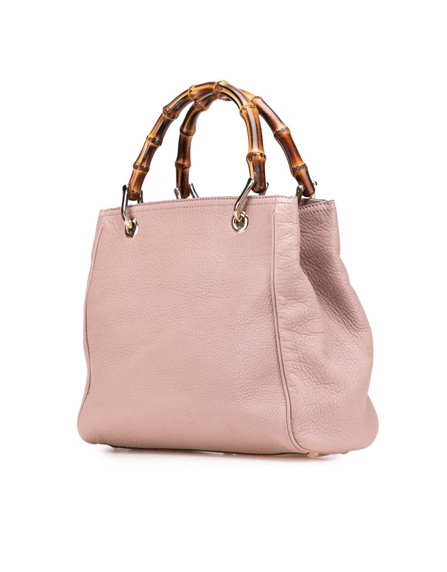 Pre-Loved by Azura Reborn - Pre-Loved Small Calfskin Bamboo Shopper Satchel