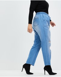 Hope & Harvest - Rosie Cropped Raw Joggers
