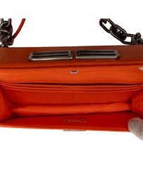 Pre-Loved by Azura Reborn - Pre-Loved Croc Embossed Calfskin Gossip Chain Bag XS