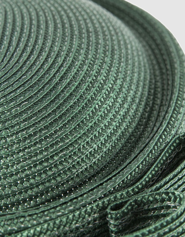 Max Alexander - Dark Green Braid Pillbox Hat