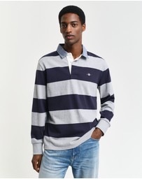 Gant - Chambray Collar Striped Heavy Rugger