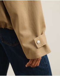 Atmos&Here - Taya Funnel Neck Twill Bomber