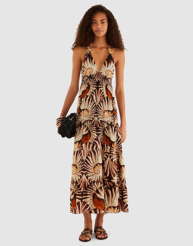Farm Rio - Knot Sleeveless Maxi Dress