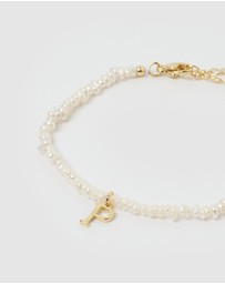 Miz Casa and Co - Pearl Letter P Bracelet
