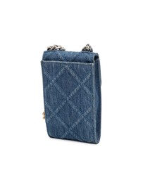 Pre-Loved by Azura Reborn - Pre-Loved Denim 19 Phone Holder with Chain
