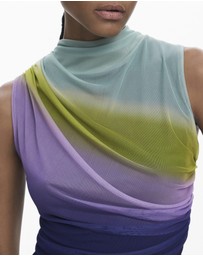 Desigual - Gradient tulle T-shirt