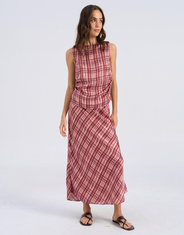 Vero Moda - Lise Sleeveless Check Top