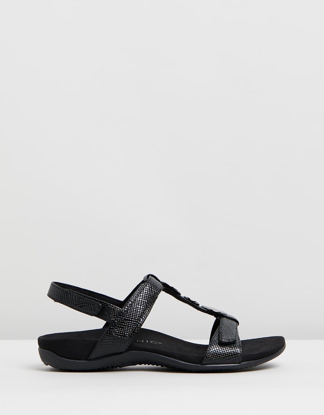 Vionic - Farra Adjustable Sandal - Black Lizard