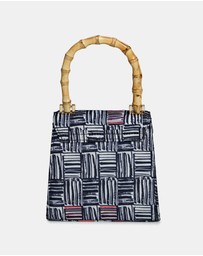 Wolf - Wolf Evie Collection Small Bag with Electic Weave Print