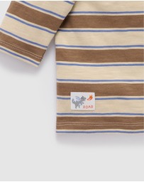 Purebaby - Stripey Long Sleeve Tee -Kids-Babies