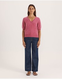 SABA - Wynter Wool Cashmere V Neck Knit