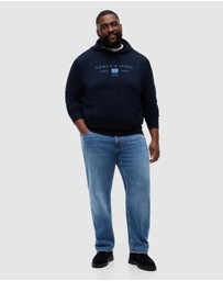 Tommy Hilfiger - Big & Tall Logo Terry Drawstring Hoody