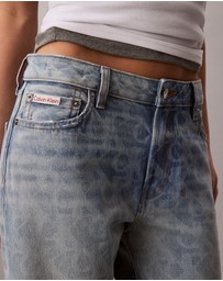 Calvin Klein Jeans - Allover Monogram 90s Straight Jeans