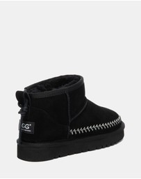 EVERAU - Australian Shepherd Ugg Mini Canlia Cow Suede Upper UGG Boots