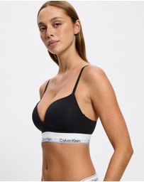 Calvin Klein - Icon Cotton Modal Push-Up Plunge Bra