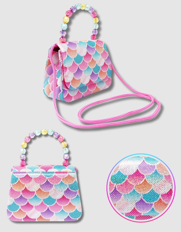 Pink Poppy - Pastel Mermaid Tail Accessories Bundle