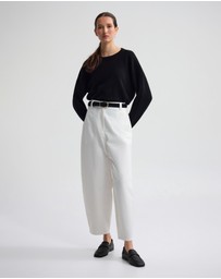 Oxford - Lexie Cotton Crew Neck Knit
