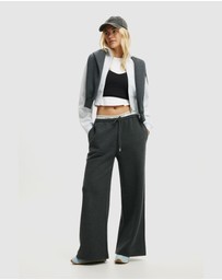 Cotton On Body Active - Plush Tie Waist Wide Leg Sweatpants