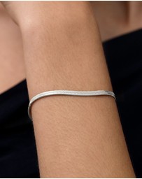 SAINT VALENTINE - Sphinx 3mm Snake Chain Bracelet - Silver
