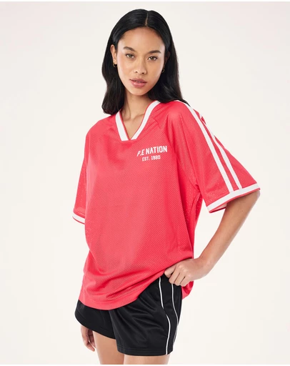 P.E Nation - Phantom Mesh Jersey Tee