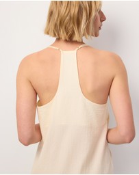 Wanderluxe Sleepwear - Limoncello Camisole Slip Dress Long