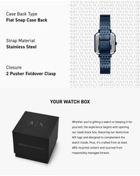 Armani Exchange - Blue Analogue Watch