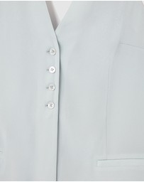 COS - Longline Waistcoat Halterneck Top