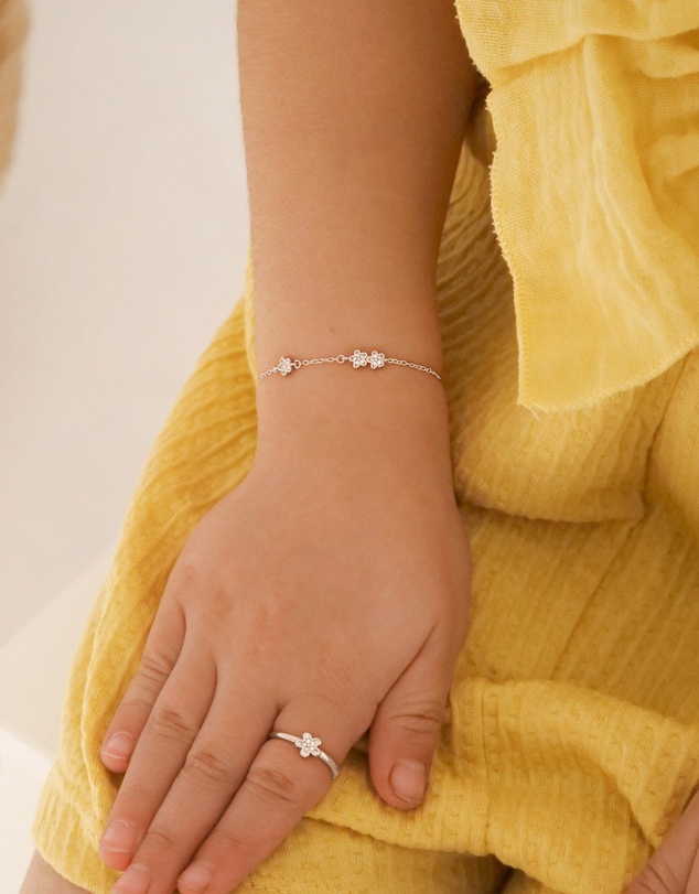 The Silver Collective - Children's Sophia Bracelet Silver