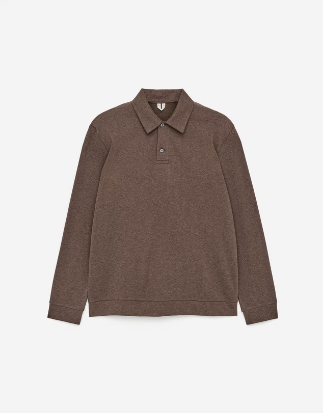 ARKET - Cotton Lyocell Polo Jumper