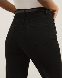 Atmos&Here - Luella High Rise Crop Flare Jeans