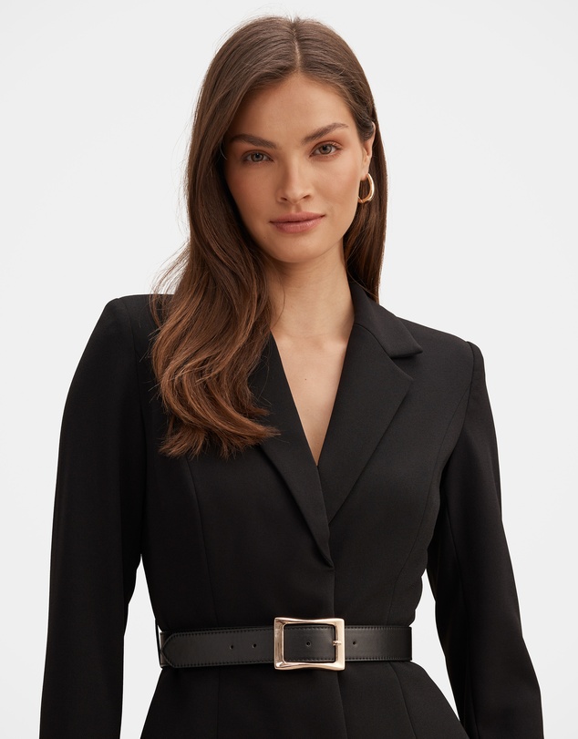 Forever New - Fallon Lined Blazer 2 in 1 Lace Dress